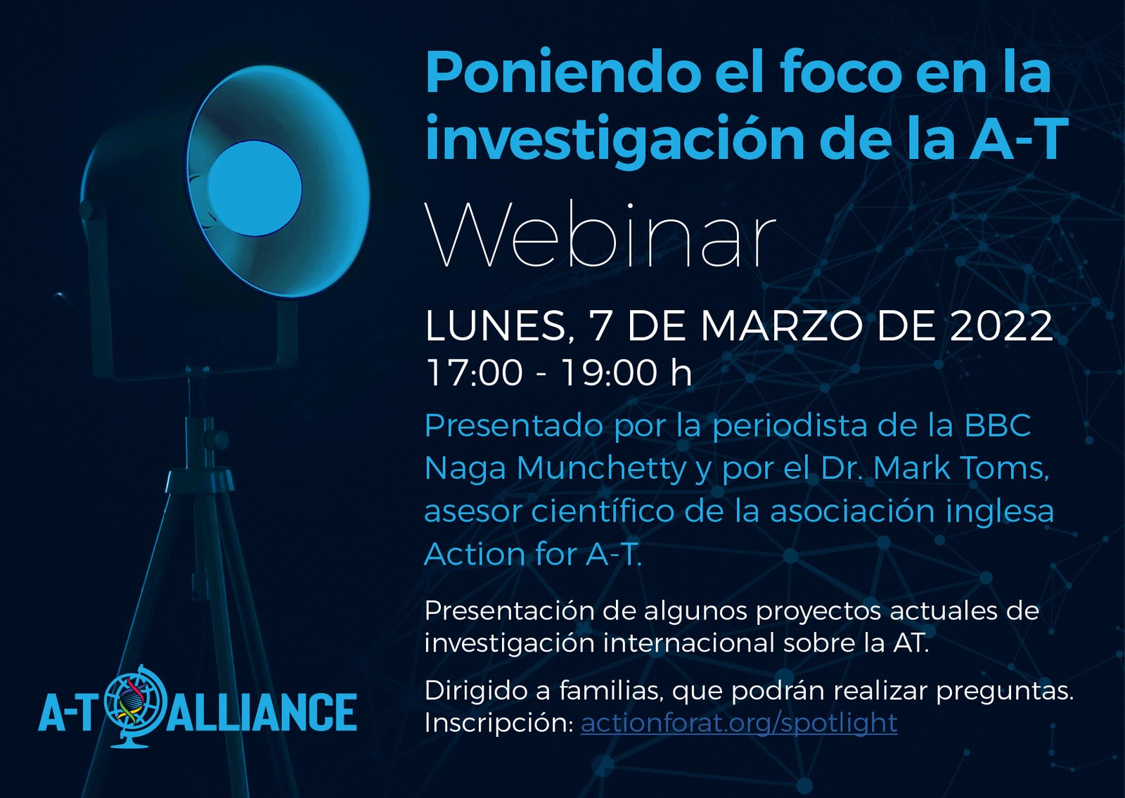 Spotlight Webinar 2022 Spanish ataxia telangiectasia